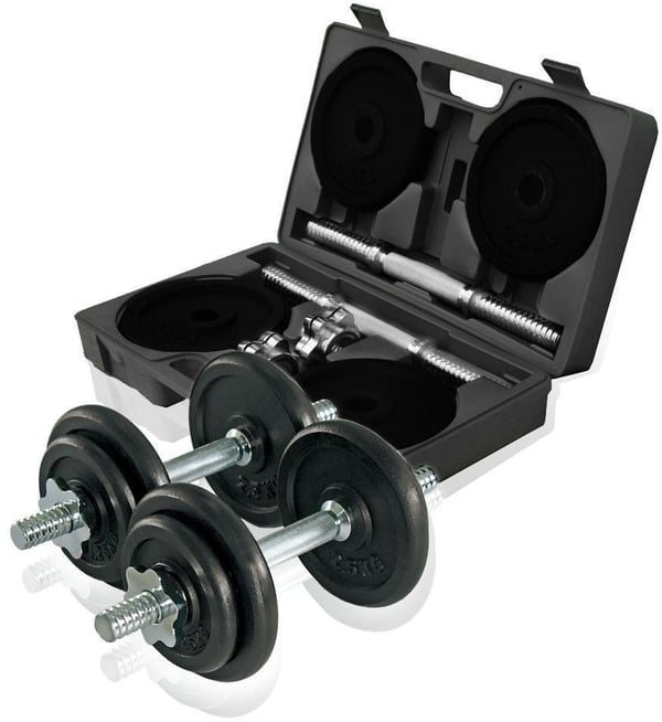 Gymstick Justerbar Hantelset - hantelset, 20 kg