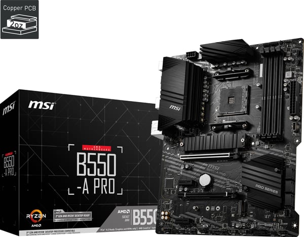 MSI B550-A PRO AM4 ATX bundkort