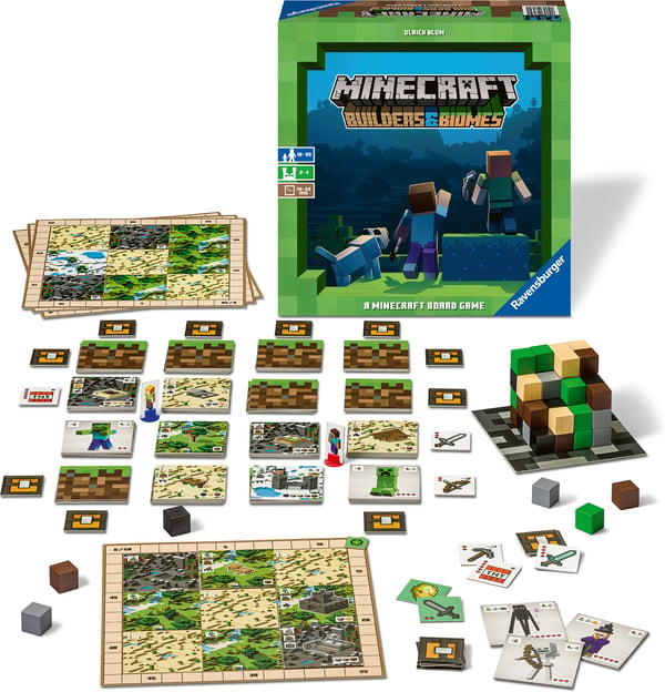 Ravensburger Minecraft: Builders & Biomes -brädspel