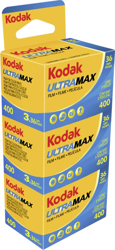 Kodak 135 Ultramax 400-36x3 färgfilm
