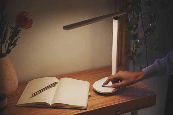 Philips Ivory DSK203 - skrivebordslampe, USB-opladelig, hvid