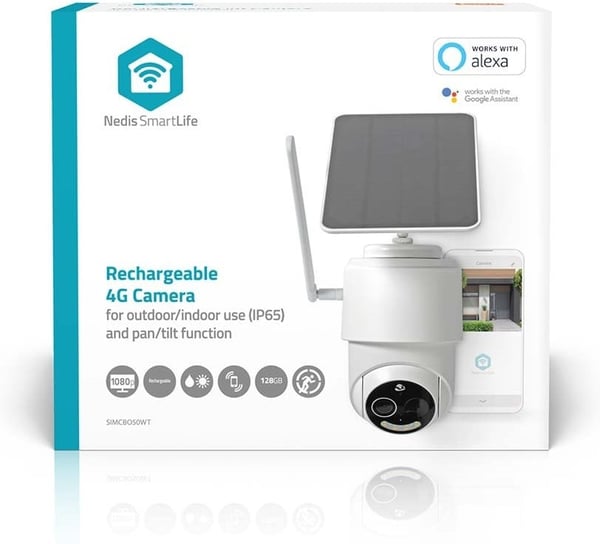 Nedis SmartLife SIMCBO50WT overvågningskamera, til udendørs brug