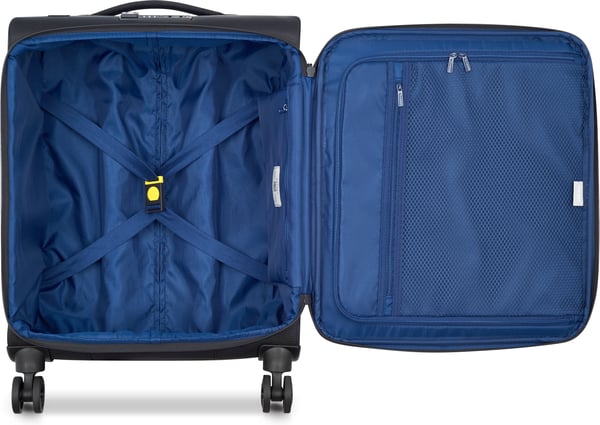 Delsey Brochant 3 Slim 4W 55 cm kuffert, sort