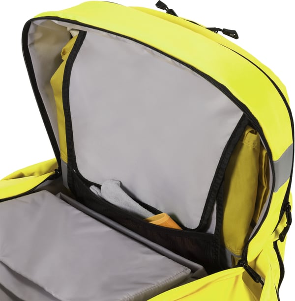 Dicota HI-VIS 32–38L rygsæk, gul