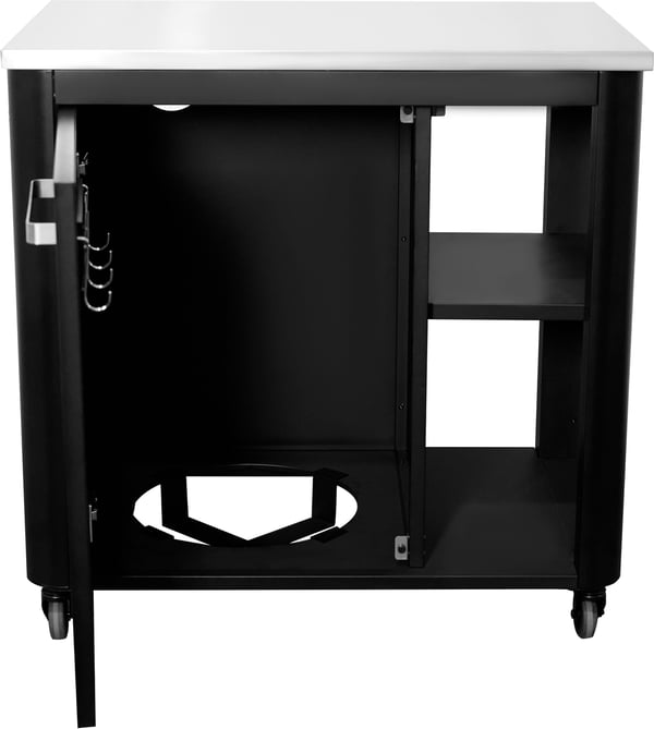 Cozze utekök 90 cm, rostfri bänkskiva