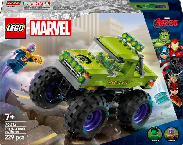 LEGO Super Hjältar Marvel 76312 – Hulk monstertruck mot Thanos