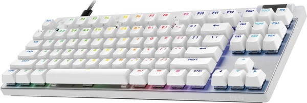 Logitech G Pro X TKL RAPID -trådet gamingtastatur, hvid