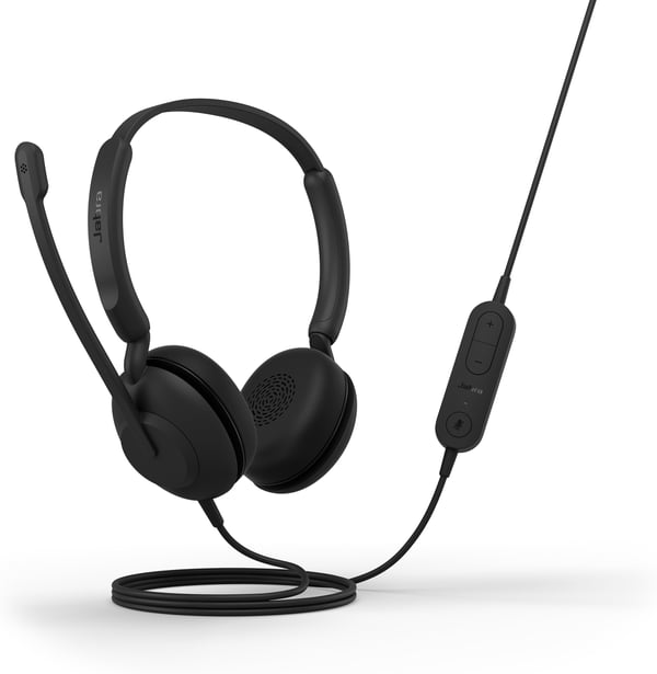 Jabra Evolve 10 headset, USB-A, svart
