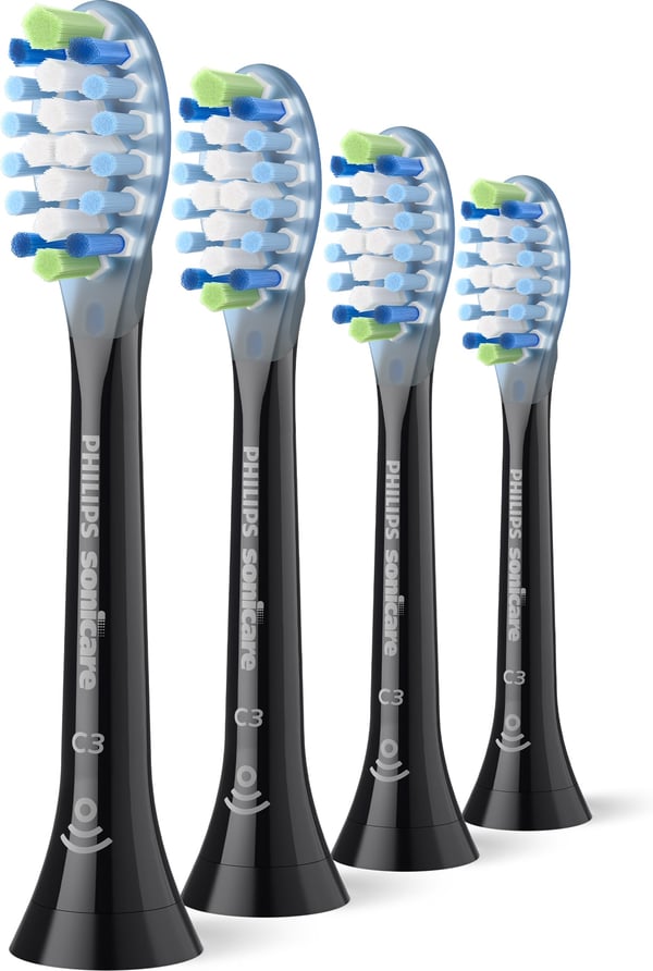 Philips Sonicare C3 Premium Plaque Defence utbytesborstar, 4 st, HX9044/88