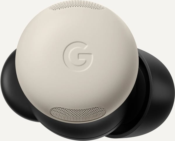 Google Pixel Buds Pro 2 hörlurar med aktiv brusreducering, porcelain