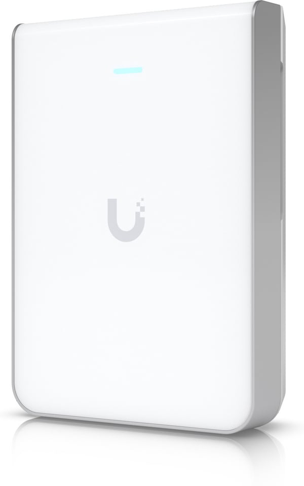 Ubiquiti U7 Pro Wall Wi-Fi 7 accesspunkt med PoE-stöd