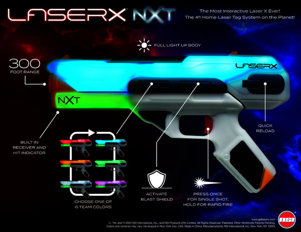 Laser X NXT Dubbelblaster, Laserstridsspel
