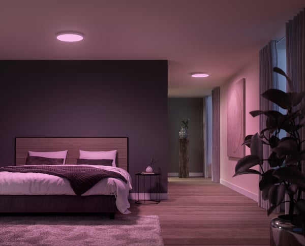 Philips Hue Surimu fullfärgad taklampa 40W, 2000-6500K, 2850 lm, rund, vit