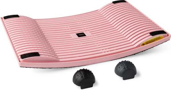 Gymba -aktiveringsbräda och massagebollar, rosa