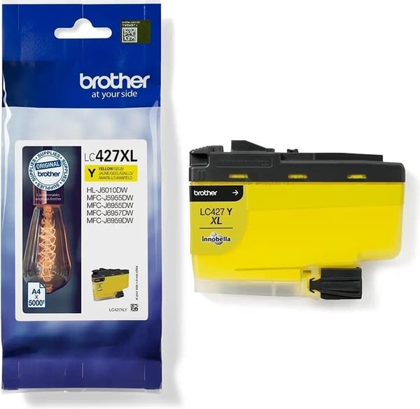 Brother LC427XLY - bläckpatron, gul