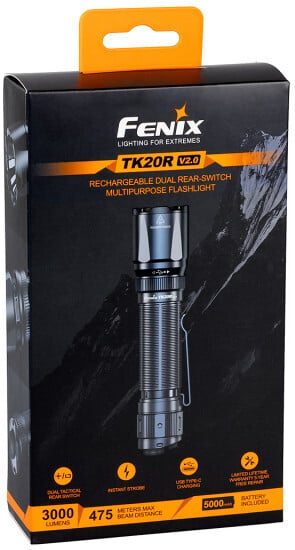 Fenix TK20R V2 TAC -ficklampa