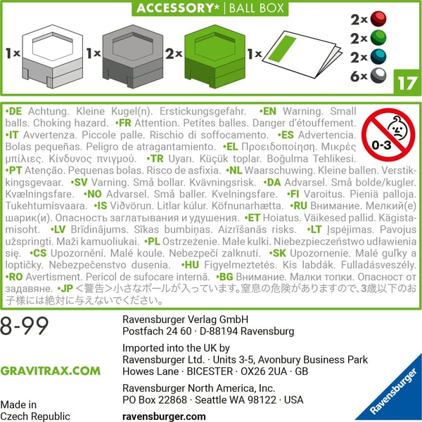GraviTrax Accessories Ball Box - ekstrakugler