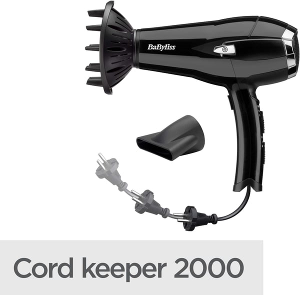 Babyliss D374DE Cordkeeper 2000 hårfön
