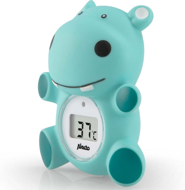 Alecto Baby Hippo termometer, vand- og lufttemperatur