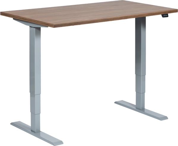 Elfen Ergodesk -bordskiva, 120 x 60 cm, valnöt