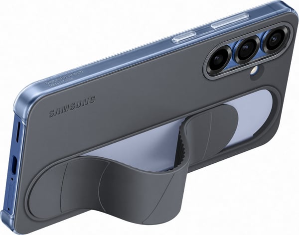 Samsung Galaxy S25 Stående Grip beskyttelsesskal, sort / blå