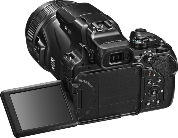 Nikon Coolpix P1100 digitalkamera, sort