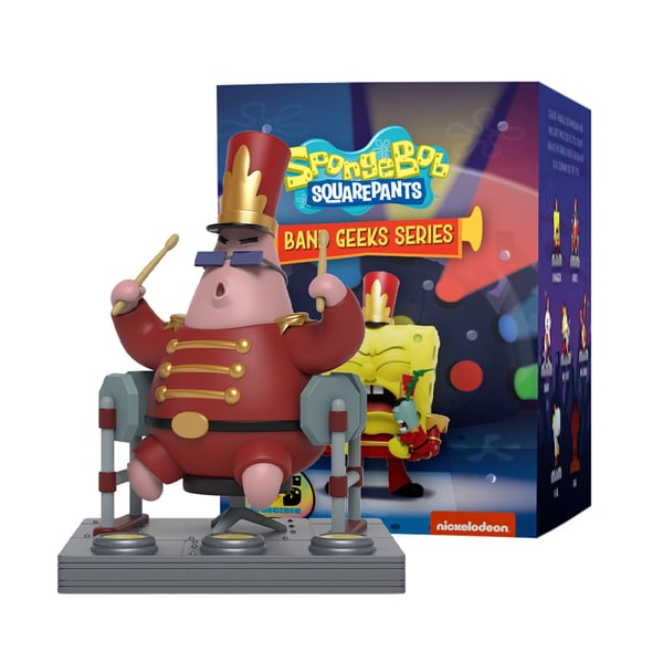 Mighty Jaxx SvampBob Fyrkant, Band Geek samlarfigur