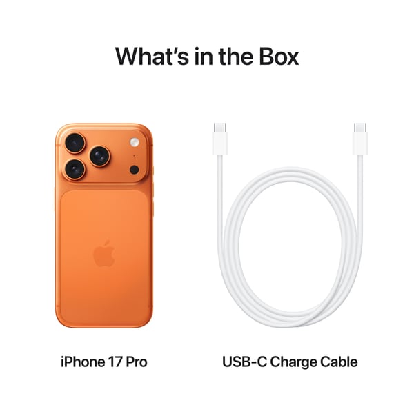 Apple iPhone 17 Pro 256 GB telefon, kosmisk orange