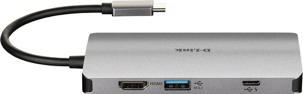 DLINK DUBM810 8i1 USBC 3.0hub HDMI/Gigabit ethernetadapter