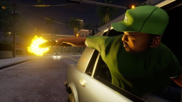 Grand Theft Auto: The Trilogy - The Definitive Edition-spillet til PS4