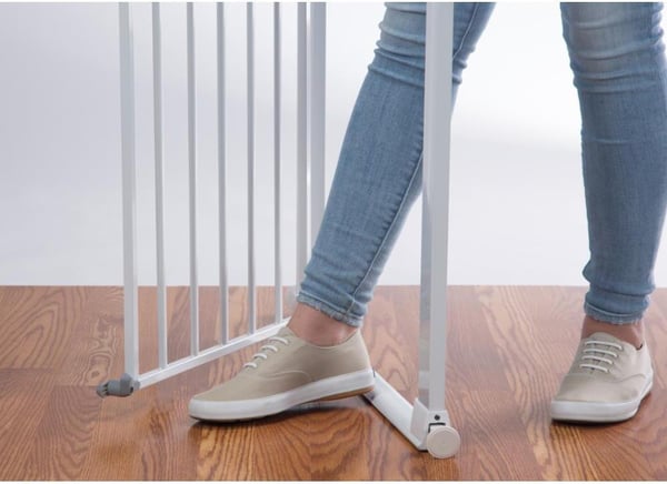 Safety 1st Flat Step -sikkerhedsgrind, 73 - 80 cm, hvid