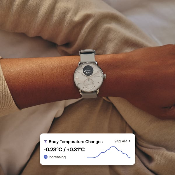 Withings Scanwatch 2 -smartwatch, 38 mm, svart