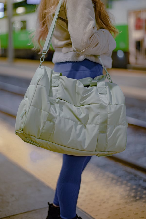 Heys The Puffer/duffelväska, beige