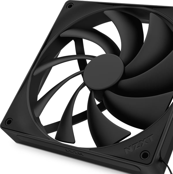 NZXT F140Q -fläkt, 140 mm, svart