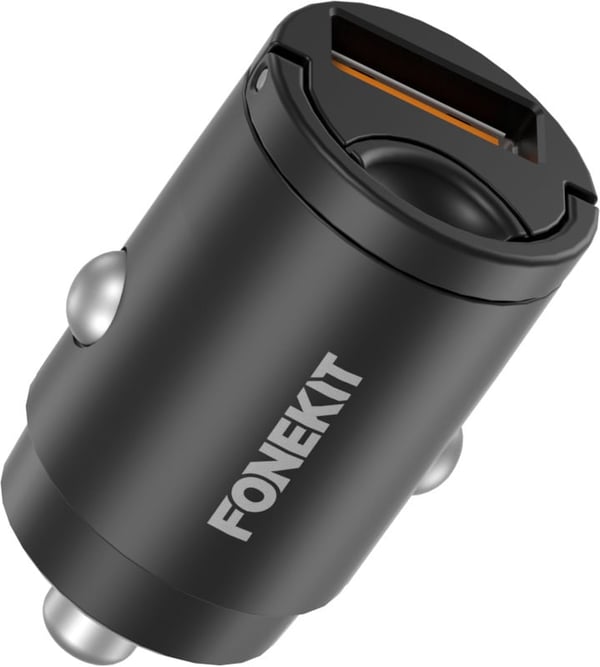 FoneKit Travel QC 18W, USB-A bil-laddare