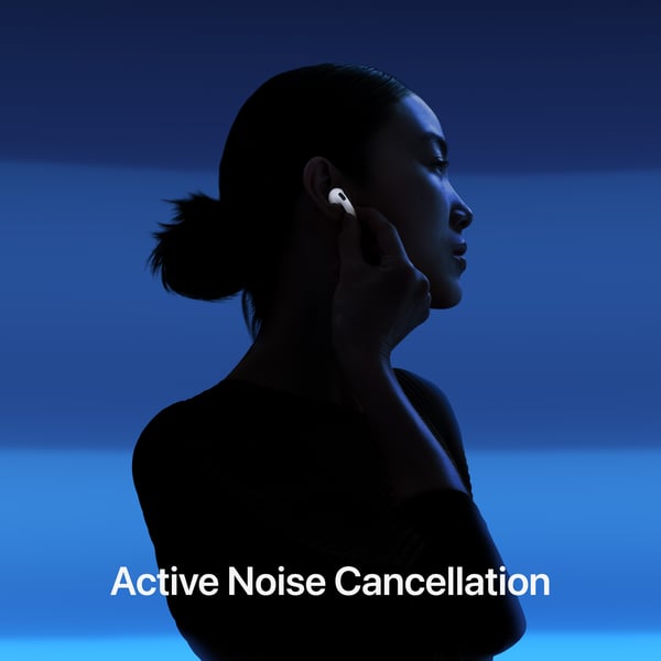Apple AirPods 4 - trådlösa hörlurar med aktiv brusreducering (MXP93)