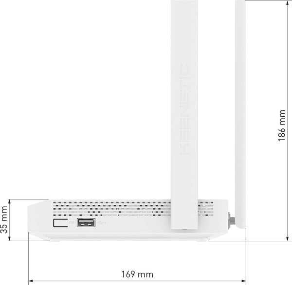 Keenetic Skipper DSL AC1200 Mesh WiFi-modemrouter