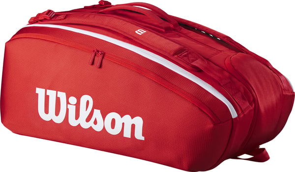 Wilson Super Tour 15-pack racketväska, röd