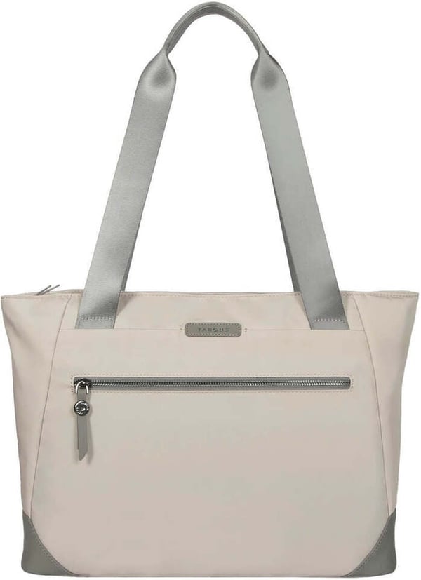 Targus Avila 16" Tote bärbar datorväska, ljus beige