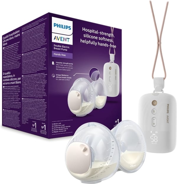 Philips Avent SCF532/11 Handsfree bröstpump med två uppsamlingskoppar