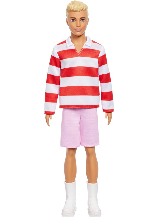 Barbie Ken Fashionista i randig skjorta