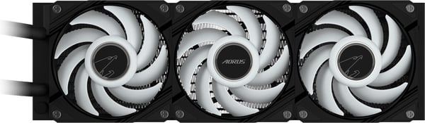 Gigabyte AORUS WATERFORCE II 360 vätskekylningssystem, svart