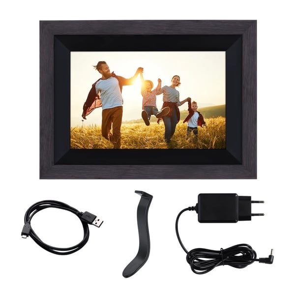 Rollei Smart Frame WiFi 105 Träram digital fotoram, svart