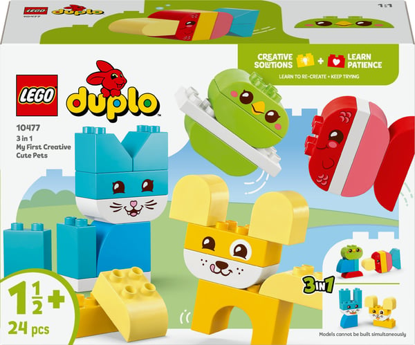 LEGO DUPLO Min första 10477 Söta kreativa husdjur 3-i-1
