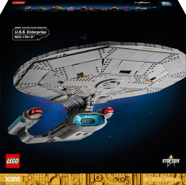 LEGO Ikoner 10356 Star Trek: U.S.S. Enterprise NCC-1701-D