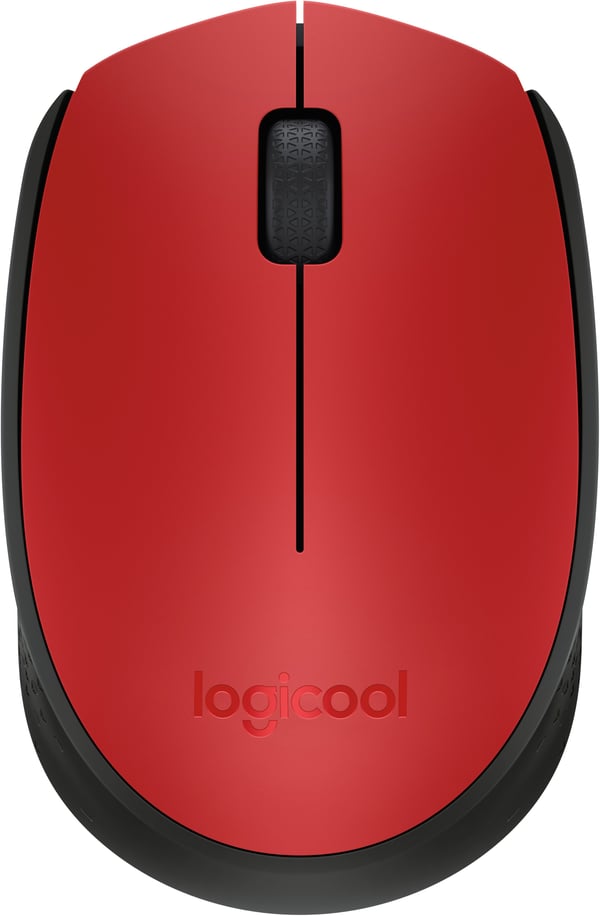 Logitech M171 -trådlös mus, röd
