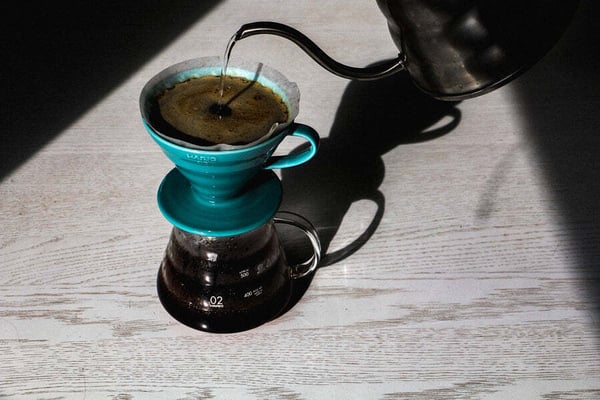 Hario V60 Dripper 02 -keramisk kaffefilter, grå