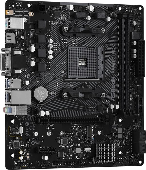 ASRock B550M-HDV AM4 mATX moderkort