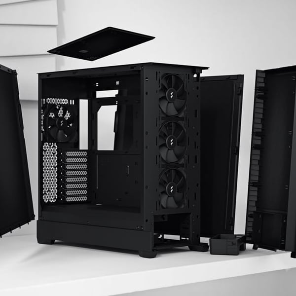 Fractal Design Pop XL Silent Svart Solid E-ATX-chassi, svart