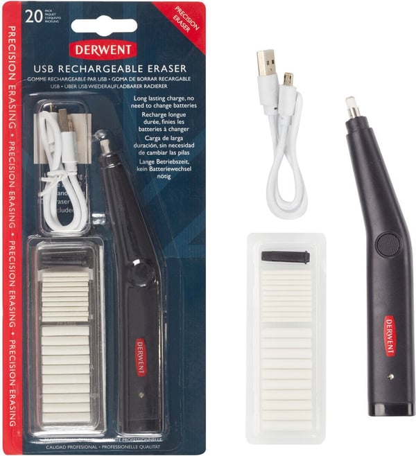 Derwent - USB-laddningsbar suddgummi